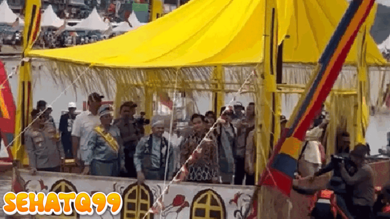 Wapres Gibran Buka Hilir Pertama Festival Pacu Jalur 2025, Putri Anggun Beradu dengan Si Ganteng Ibu Kota