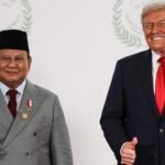 'Bisakah saya bertemu Eric? Presiden Indonesia Prabowo Subianto terdengar bertanya kepada Trump melalui mikrofon; inilah jawaban presiden AS