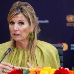 Ratu Maxima Memilih Gaun Hijau Karya Natan untuk Kunjungannya ke Indonesia