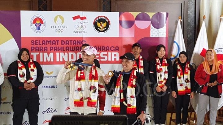 Menteri Olahraga Mengatakan Target Olimpiade Indonesia Tercapai dengan 1 Medali Perunggu dan 2 Medali Emas